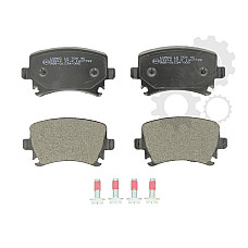 set placute frana disc VW PASSAT CC 357 Producator BRECK 23914 00 704 00