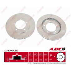 Disc frana SUZUKI GRAND VITARA I FT GT Producator ABE C38000ABE