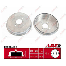 Tambur frana FORD MONDEO I GBP Producator ABE C6G014ABE