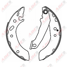 Set saboti frana FORD ESCORT VII sedan GAL AFL Producator ABE C0G021ABE