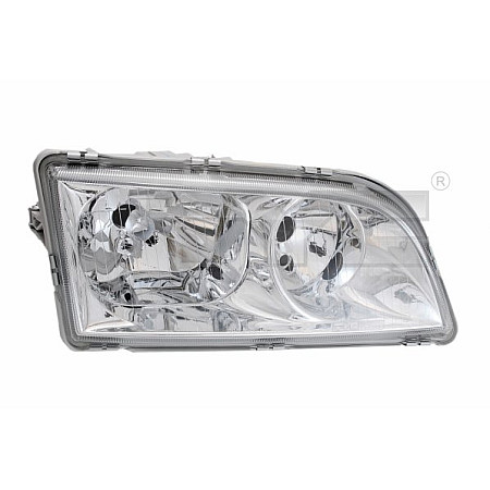 Far Lampa frontala Dreapta H7/H7 electric fara motoras sticla neteda culoare insert: cromat VOLVO S40 I V40 07.98-07.00 TYC TYC 20-0271-05-2