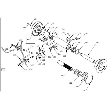 Accesorii si piese masina de echilibrat Evert se transforma rotilor senzor CB968B echilibrist numarul parte: 5503005 in sistemul nr 202 EVERT EVERTZT5503005
