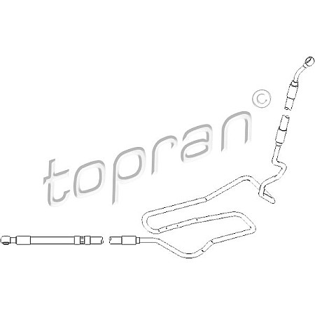 Furtun hidraulic sistem de directie VW BORA 1J2 Producator TOPRAN 113 358