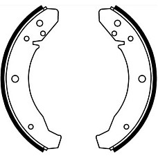 Set saboti frana Sabot frana PORSCHE 924 VW GARBUS ILTIS 1.2-2.0 01.60-07.03 VW KAEFER, Special Design, 12.1947 - 08.2003 ABE C0W024ABE