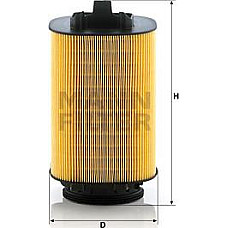 Filtru aer MERCEDES C C204 C T-MODEL S204 C W204 E A207 E C207 E T-MODEL S212 E W212 GLC C253 GLC X253 GLK X204 I MERCEDES-BENZ GLC (C253), Compartiment, 06.2016 - Mann-Filter C 14 006
