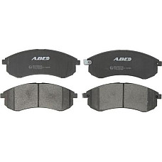 Set placute frana.frana disc Set placute frana Fata MITSUBISHI L200 2.0-2.4-2.5D 06.96-12.07 MITSUBISHI L200 (K7_T, K6_T), Ridica, 01.1996 - 12.2011 ABE C15042ABE