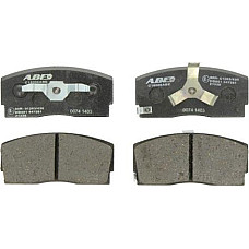 Set placute frana.frana disc Set placute frana Fata DAIHATSU APPLAUSE I APPLAUSE II CHARADE II CHARADE III CHARAD DAIHATSU CHARADE III (G102), Sedan, 01.1987 - 07.1993 ABE C16006ABE