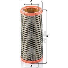 Filtru aer CITROEN VISA XANTIA XSARA ZX PEUGEOT 205 I 205 II 306 309 I 309 II 405 II 1.1-2.0 02.83-03.05 PEUGEOT 306 (7A, 7C, N3, N5), Hatchback, 01.1993 - 10.2003 Mann-Filter C 1184