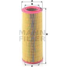 Filtru aer se potriveste. FIAT IDEA PUNTO PUNTO-HATCHBACK LANCIA MUSA 1.6D-1.8-1.9D 09.99- FIAT PUNTO II (188_), Hatchback, 09.1999 - 07.2012 Mann-Filter C 12 104