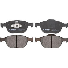 Set placute frana.frana disc Set placute frana Fata FORD FIESTA V FOCUS I TOURNEO CONNECT TRANSIT CONNECT 1.4D-2. FORD FOCUS (DAW, DBW), Hatchback, 09.1998 - 11.2009 ABE C1G054ABE