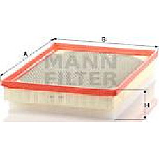 Filtru aer NISSAN INTERSTAR OPEL MOVANO RENAULT MASTER II MASTER PRO 3.0D 10.03- NISSAN INTERSTAR (X70), Autobuz, 04.2002 - Mann-Filter C 36 172