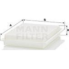 Filtru aer LEXUS ES TOYOTA CAMRY VENZA 2.0-2.7 11.01- TOYOTA CAMRY VI (_V4_), Sedan, 01.2006 - 12.2014 Mann-Filter C 30 009