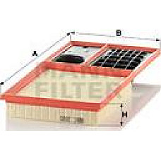 Filtru aer SEAT ALTEA ALTEA XL CORDOBA IBIZA III IBIZA IV IBIZA IV SC IBIZA IV ST LEON TOLEDO III TOLEDO IV SKODA SEAT LEON (1P1), Hatchback, 05.2005 - 12.2013 Mann-Filter C 3880