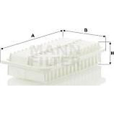 Filtru aer SUBARU BRZ TOYOTA AVENSIS AVENSIS VERSO COROLLA COROLLA VERSO GT 86 WISH 1.3-2.4 10.00- TOYOTA WISH I (_E1_), Dubita, 01.2003 - 03.2009 Mann-Filter C 2620