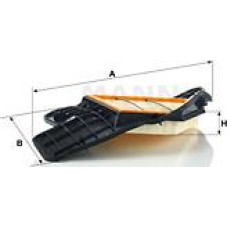 Filtru aer BMW 5 F10 5 F11 5 GRAN TURISMO F07 6 F12 6 F13 6 GRAN COUPE F06 7 F01 F02 F03 F04 X5 E70 X6 E71 E72 4. ALPINA B5 (F10), Sedan, 09.2010 - 12.2016 Mann-Filter C 20 028