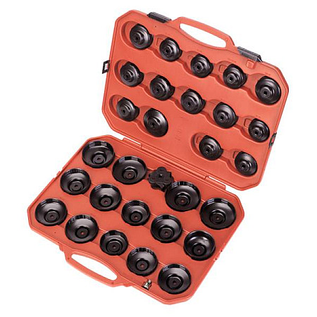 Cheie filtru ulei kloszowych set-cheie pentru filtre de ulei 28 buc o cheie cu trei picioare clema adaptor PROFITOOL 0XAT1256