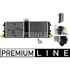 Radiator. racire motor Radiator motor se potriveste. AUDI R8 R8 SPYDER 4.2-5.2 AUDI R8 (422, 423), Compartiment, 04.2007 - 07.2015 MAHLE CR 77 000P