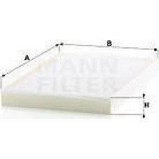 Filtru. aer habitaclu Filtru habitaclu MERCEDES SPRINTER 35-T B906 SPRINTER 3-T B906 SPRINTER 46-T B906 SPRINTER MERCEDES-BENZ SPRINTER 3-t (906), Van, 06.2006 - Mann-Filter CU 3569