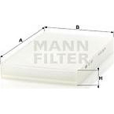 Filtru. aer habitaclu Filtru habitaclu AUDI 100 C3 100 C4 A6 C4 A6 C5 1.8-4.2 01.90-01.05 AUDI 200 II (44, 44Q), Sedan, 06.1983 - 12.1991 Mann-Filter CU 3192