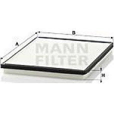 Filtru. aer habitaclu Filtru habitaclu DAIHATSU YRV FORD MAVERICK NISSAN PRIMERA TERRANO I TERRANO II 1.3-3.0D 02 NISSAN PRIMERA (P11), Hatchback, 06.1996 - 07.2002 Mann-Filter CU 2530