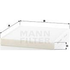 Filtru. aer habitaclu Filtru habitaclu MAN TGE AUDI A3 A3 ALLSTREET Q2 Q3 TT CUPRA ATECA FORMENTOR LEON LEON SPOR SEAT LEON ST (5F8), Turism, 09.2012 - Mann-Filter CU 26 009