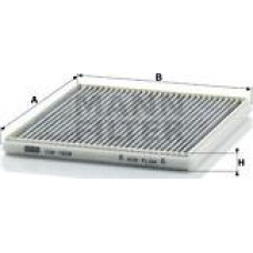 Filtru. aer habitaclu Filtru habitaclu cu carbon activat SUBARU LEGACY III LEGACY IV OUTBACK TOYOTA RAV 4 I RAV 4 TOYOTA COROLLA IX (_E12_), Sedan, 08.2000 - 03.2008 Mann-Filter CUK 1828