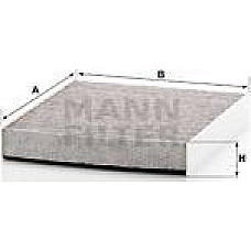 Filtru. aer habitaclu Filtru habitaclu cu carbon activat BUICK ENCORE CADILLAC SRX CHEVROLET AVEO CRUZE MALIBU OR OPEL CASCADA (W13), Sabrioleta, 03.2013 - 04.2019 Mann-Filter CUK 2442