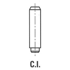 Ghid supapa Valve guide exhaust suction RVI C K KERAX MAGNUM T VOLVO 7700 8300 9300 9400 B9 FH FH II FM FM II FMX FMX II D13A360-DXi13 09.05- FRECCIA G11493