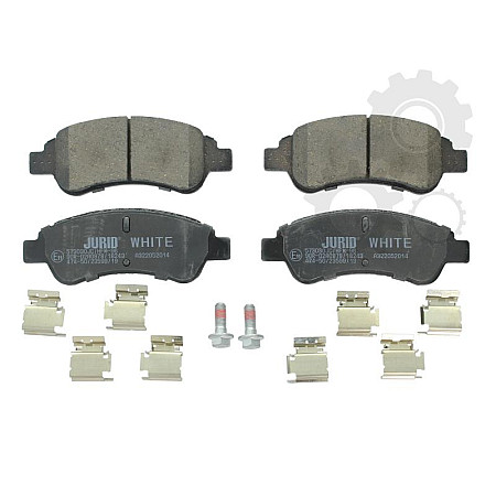 set placute frana disc CITROEN DS3 Producator JURID 573030JC