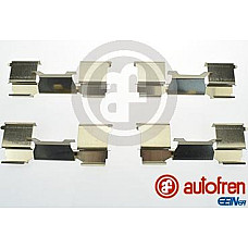 Set accesorii. placute frana Kit montare placute frana Fata IVECO DAILY CITYS DAILY IV DAILY LINE DAILY TOURYS DA IVECO DAILY IV (DAILY-2000), Camion de gunoi, 05.2006 - 08.2011 AUTOFREN SEINSA D42582A
