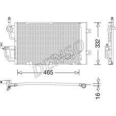 Condensator. climatizare A-C condenser with dryer aluminium OPEL ASTRA H ASTRA H GTC ASTRA H-KOMBI ZAFIRA B 1.3D-2.0 03.04 OPEL ASTRA H GTC (A04), Hatchback, 03.2005 - 10.2010 Denso DCN20037