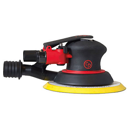 Aparat de lustruit (polishat) actionat pneumatic Oscilant / rotative sursa de alimentare: pneumatic turatie: 12000rev./min. amplitudine oscilatii: 5mm diametru disc: 150mm CHICAGO PNEUMATIC CP7255CVE