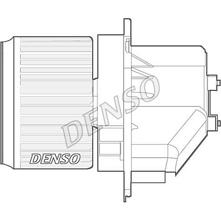 Aeroterma ventilator habitaclu FIAT PANDA III (312_, 319_), Hatchback, 02.2012 - Denso DEA09066