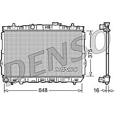 Radiator. racire motor Radiator motor se potriveste. HYUNDAI COUPE I COUPE II ELANTRA III LANTRA II TIBURON 1.6-2.7 HYUNDAI COUPE VI (RD), Compartiment, 05.1996 - 04.2002 Denso DRM41001