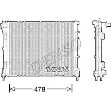 Radiator. racire motor Radiator motor se potriveste. FIAT PANDA 0.9-0.9CNG-1.3D FIAT PANDA III (312_, 319_), Hatchback, 02.2012 - Denso DRM09043