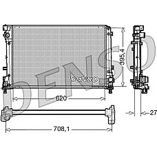 Radiator. racire motor Radiator motor se potriveste. ABARTH 500 - 595 - 695 500C - 595C - 695C 1.4 ABARTH 500C / 595C / 695C (312_), Sabrioleta, 05.2008 - Denso DRM09163