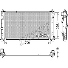 Radiator. racire motor Engine radiator automatic-manual fits. CHRYSLER SEBRING DODGE CALIBER JEEP COMPASS PATRIOT 2.0D 06.06- CHRYSLER SEBRING (JS), Sedan, 09.2006 - 12.2010 Denso DRM06039