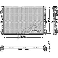 Radiator. racire motor Radiator motor Automat se potriveste. MERCEDES C A205 C C205 C T-MODEL S205 C W205 E A238 E ALL-TERRAIN S MERCEDES-BENZ C-CLASS (A205), Sabrioleta, 06.2016 - Denso DRM17103