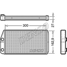 Schimbator caldura. incalzire habitaclu Heater ALFA ROMEO GIULIA STELVIO 2.0-2.2D-2.9 10.15- ALFA ROMEO GIULIA (952_), Sedan, 10.2015 - Denso DRR01002