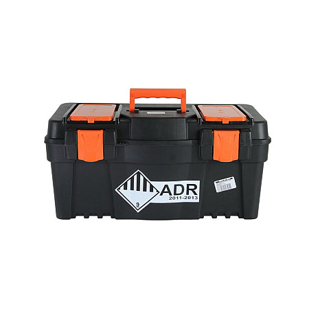 Kit ADR Contine: solutie pentru ochi incaltaminte speciala vesta costum de protectie lanterna ochelari de protectie masca de gaze+filtru cordon scurgere ulei  manusi faras sac deseuri perie CARGOPARTS CARGO-SET-ADR4