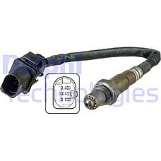 Sonda lambda 290mm CITROEN BERLINGO MULTISPACE BERLINGO-MINIVAN C3 II C3 PICASSO C4 C4 GRAND PICASSO PEUGEOT 207 (WA_, WC_), Hatchback, 02.2006 - 12.2015 Delphi ES20540-12B1