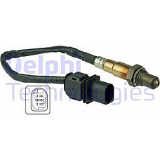 Sonda Lambda lambda numar fire 5 352mm BMW 1 E87 3 E90 3 E91 5 E60 5 E61 6 E63 6 E64 7 E65 E66 E67 OPEL COM BMW 5 Touring V (E61), Turism, 03.2004 - 12.2010 Delphi ES20554-12B1
