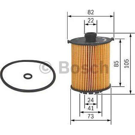 Filtru ulei cu garnituri se potriveste. VOLVO S60 II S60 III S80 II S90 II V40 V60 I V60 II V70 III V90 II XC40 XC60 I XC60 II X VOLVO XC90 II (256), Crossover, 09.2014 - BOSCH F 026 407 152