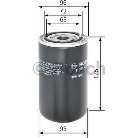 Filtru ulei hidraulic insurubat se potriveste. FENDT 6000 ATLAS AR CLAAS COMMANDOR DOMINATOR JAGUAR LEXION MEGA TUCANO DE BOSCH F 026 407 113