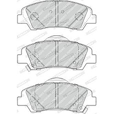 Set placute frana.frana disc Set placute frana Fata HYUNDAI I10 II I10 III 1.0-1.0LPG-1.2 08.13- HYUNDAI i10, Sedan, 12.2013 - Ferodo FDB4920