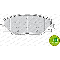 Set placute frana.frana disc Set placute frana Fata LEXUS NX PONTIAC VIBE TOYOTA AURIS MARK X ZIO I MATRIX MIRAI TOYOTA AURIS I (_E15_), Hatchback, 10.2006 - 09.2012 Ferodo FDB4136