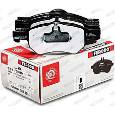 Set placute frana.frana disc Set placute frana Fata cu lacat cu piulita de actionare CHRYSLER VOYAGER III VOYAGER DODGE GRAND CARAVAN (CARAVAN SE), Mini Passenger Van, 09.1994 - 12.2000 Ferodo FDB1474