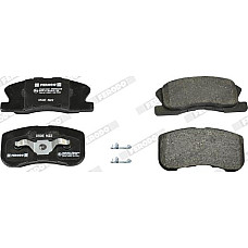 Set placute frana.frana disc Set placute frana Fata DAIHATSU MOVE SIRION YRV TOYOTA DUET 1.0-1.3 04.98- DAIHATSU YRV (M2), Turism, 02.2001 - Ferodo FDB1501