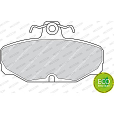 Set placute frana.frana disc Set placute frana Spate cu surub de ghidare a etrierului de frana FORD ESCORT V E FORD SCORPIO I (GAE, GGE), Hatchback, 04.1985 - 09.1994 Ferodo FDB398