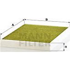 Filtru. aer habitaclu Filtru habitaclu cu carbon activat AUDI A4 ALLROAD B9 A4 B9 A5 A6 ALLROAD C8 A6 C8 A7 A8 D5 AUDI A6 (4A2, C8), Sedan, 02.2018 - Mann-Filter FP 31 003